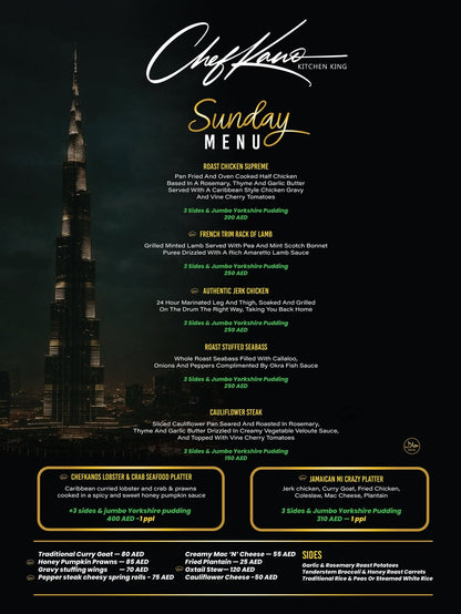 Chef Kano Reggae Reggae Roast